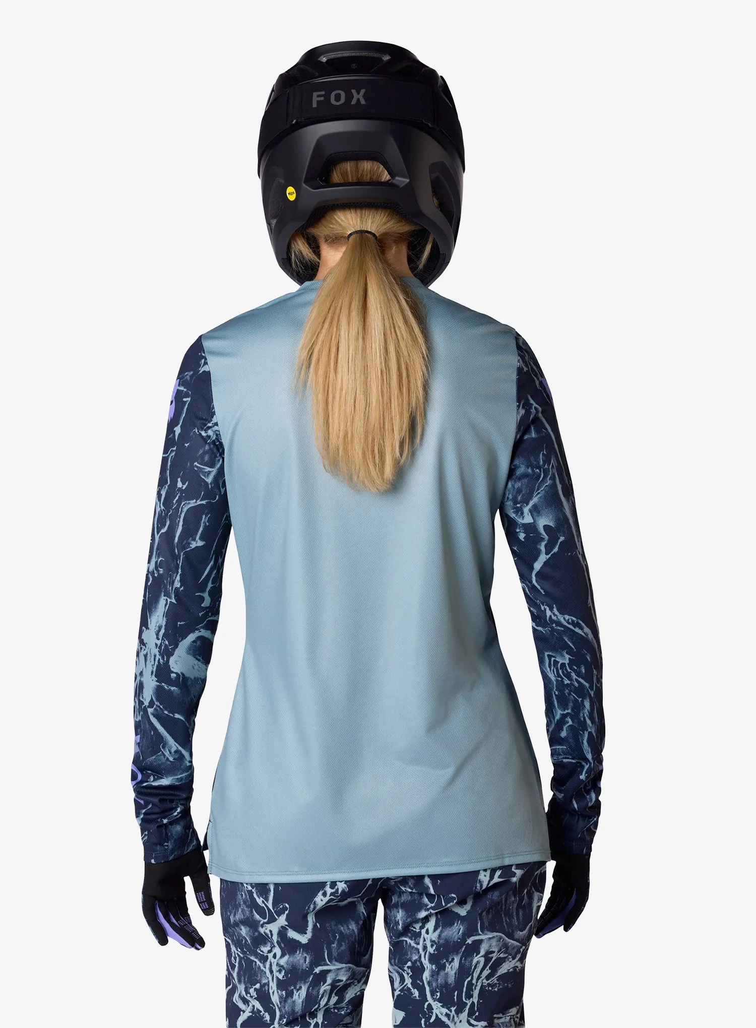 Dámská mikina Fox Ranger LS Jersey Img Print - arctic blue