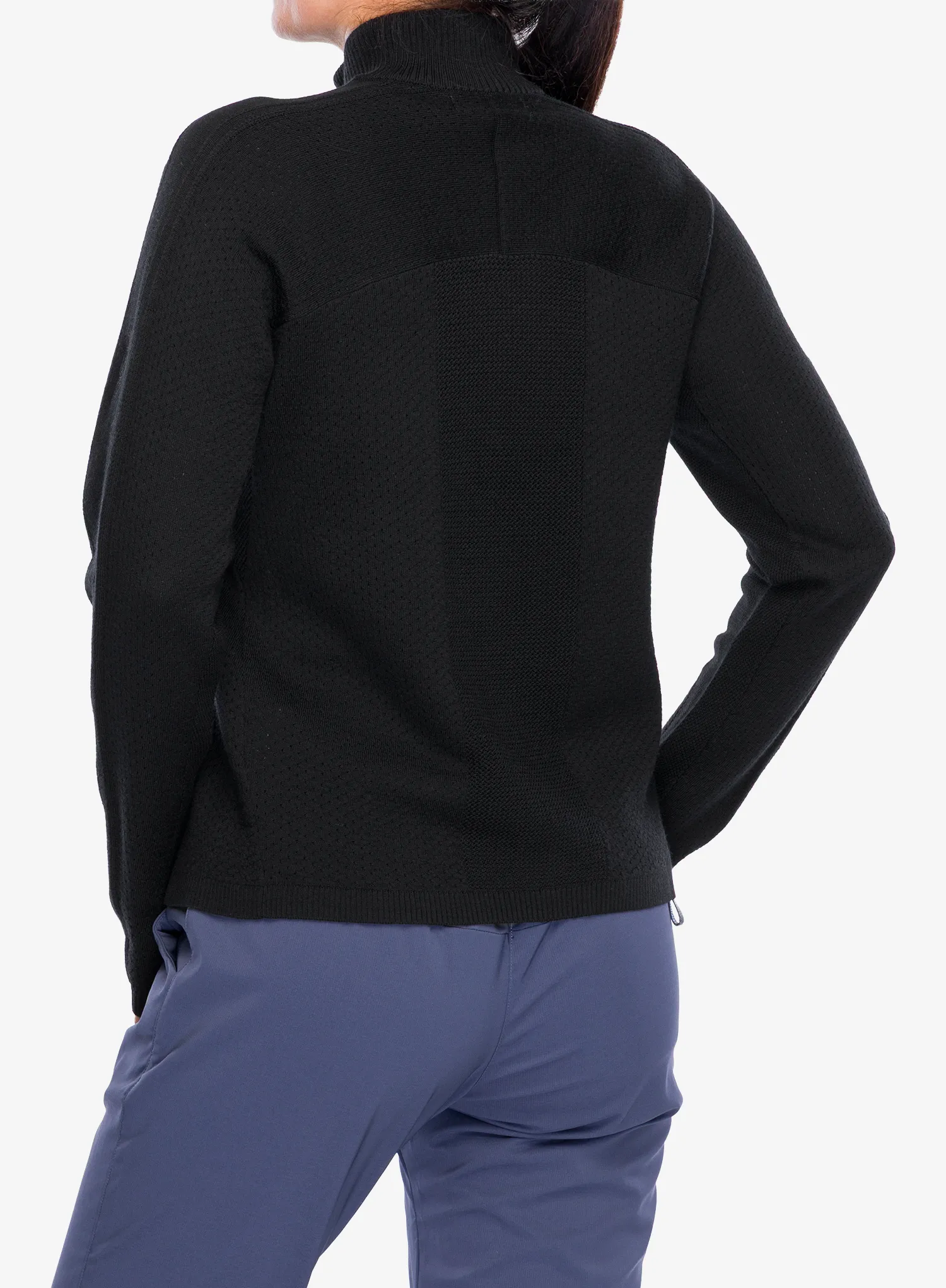 Dámská mikina Icebreaker Anniversary Original LS Half Zip - black