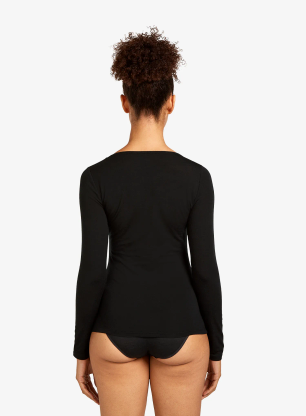 Dámská mikina Icebreaker Siren L/S Sweetheart - black