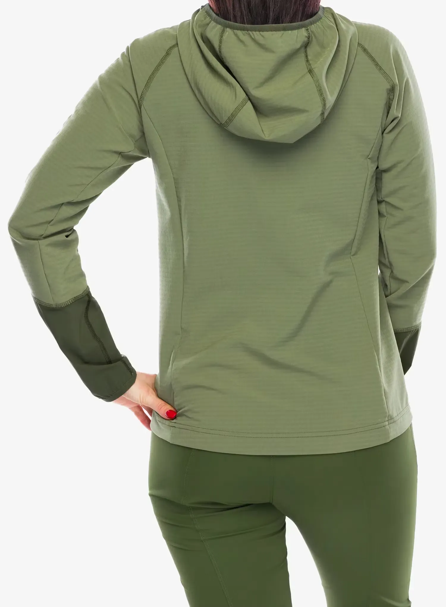 Dámská mikina Mammut Madris Light ML Half Zip Hoody - marsh/dark marsh