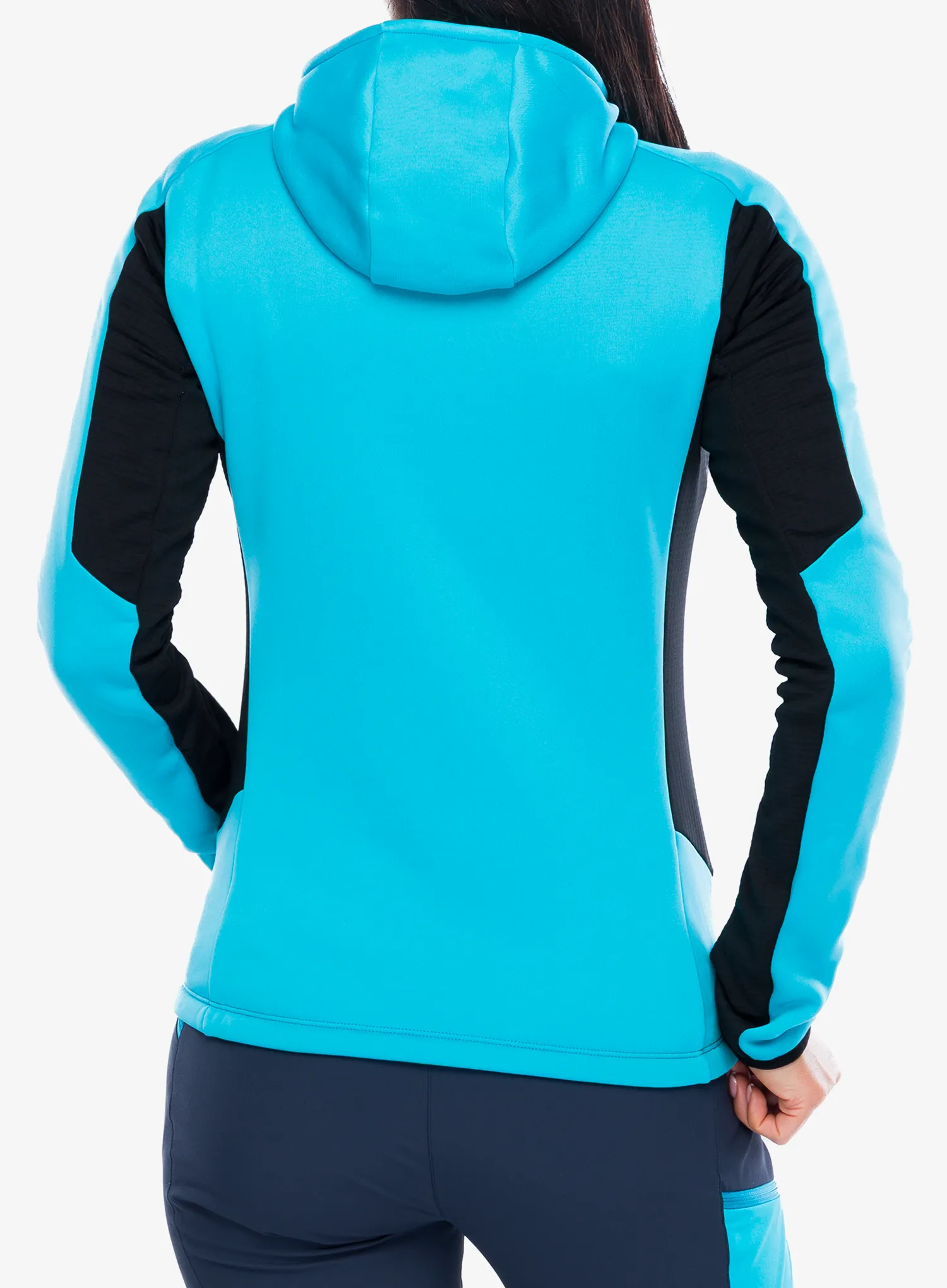 Dámská mikina Montura Pulse Hooded Maglia - turquoise