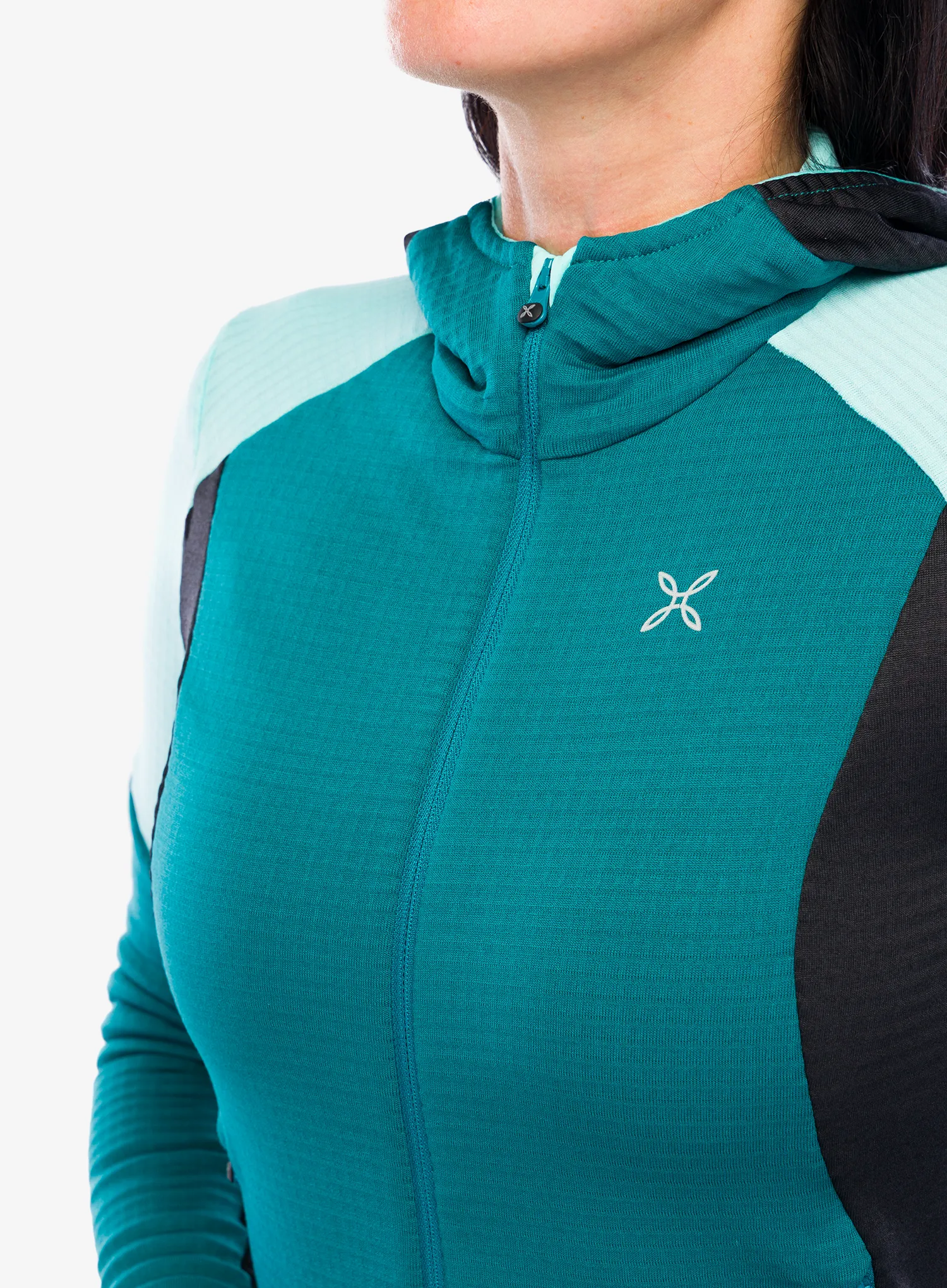 Dámská mikina Montura Stretch Color Hoody Jacket Woman - baltic