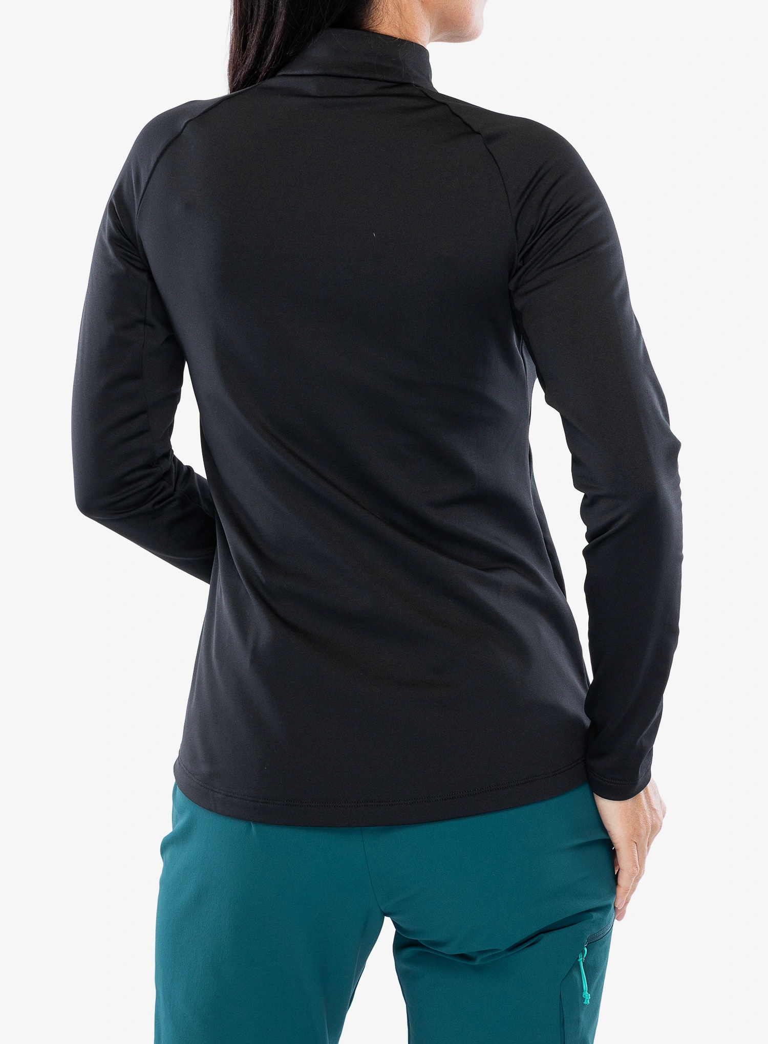 Dámská mikina Odlo Essential Light Mid Layer 1/2 Zip - black