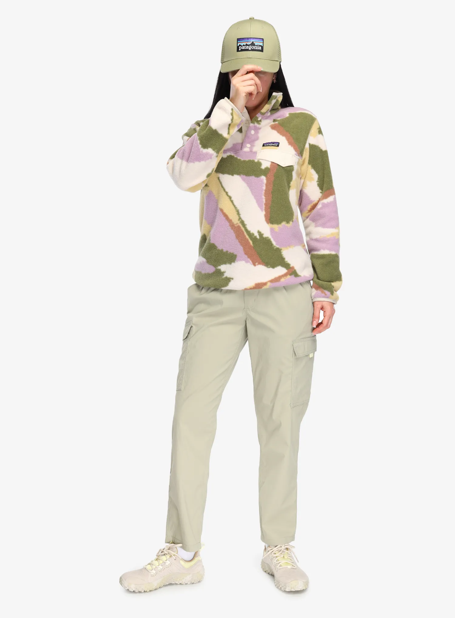 Dámská mikina Patagonia Lightweight Synch Snap-T Pullover - sunshine/natural