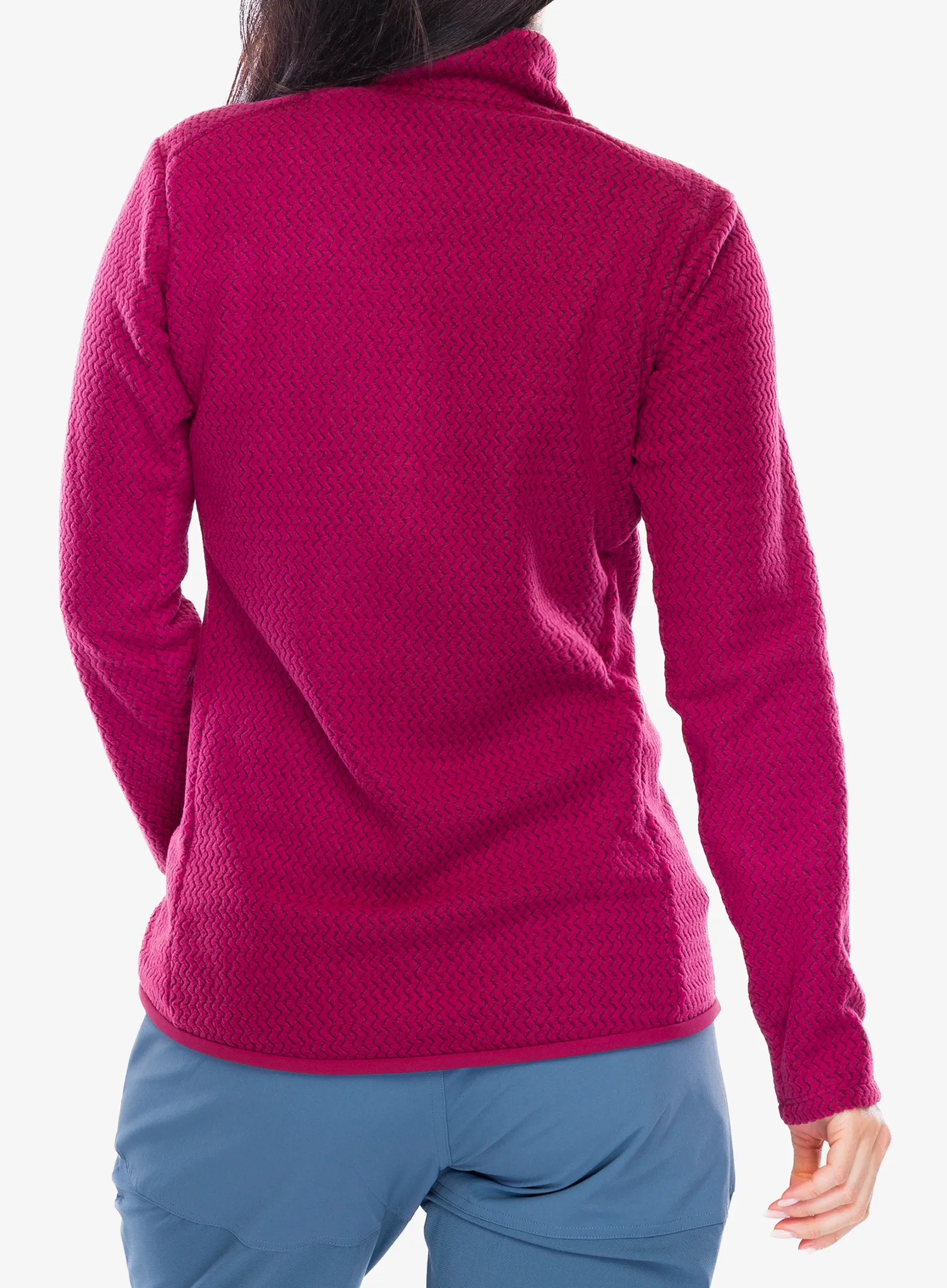 Dámská mikina Patagonia R1 Air Zip Neck - marion red