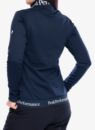 Dámská mikina Peak Performance Rider Tech Zip Jacket - blue shadow