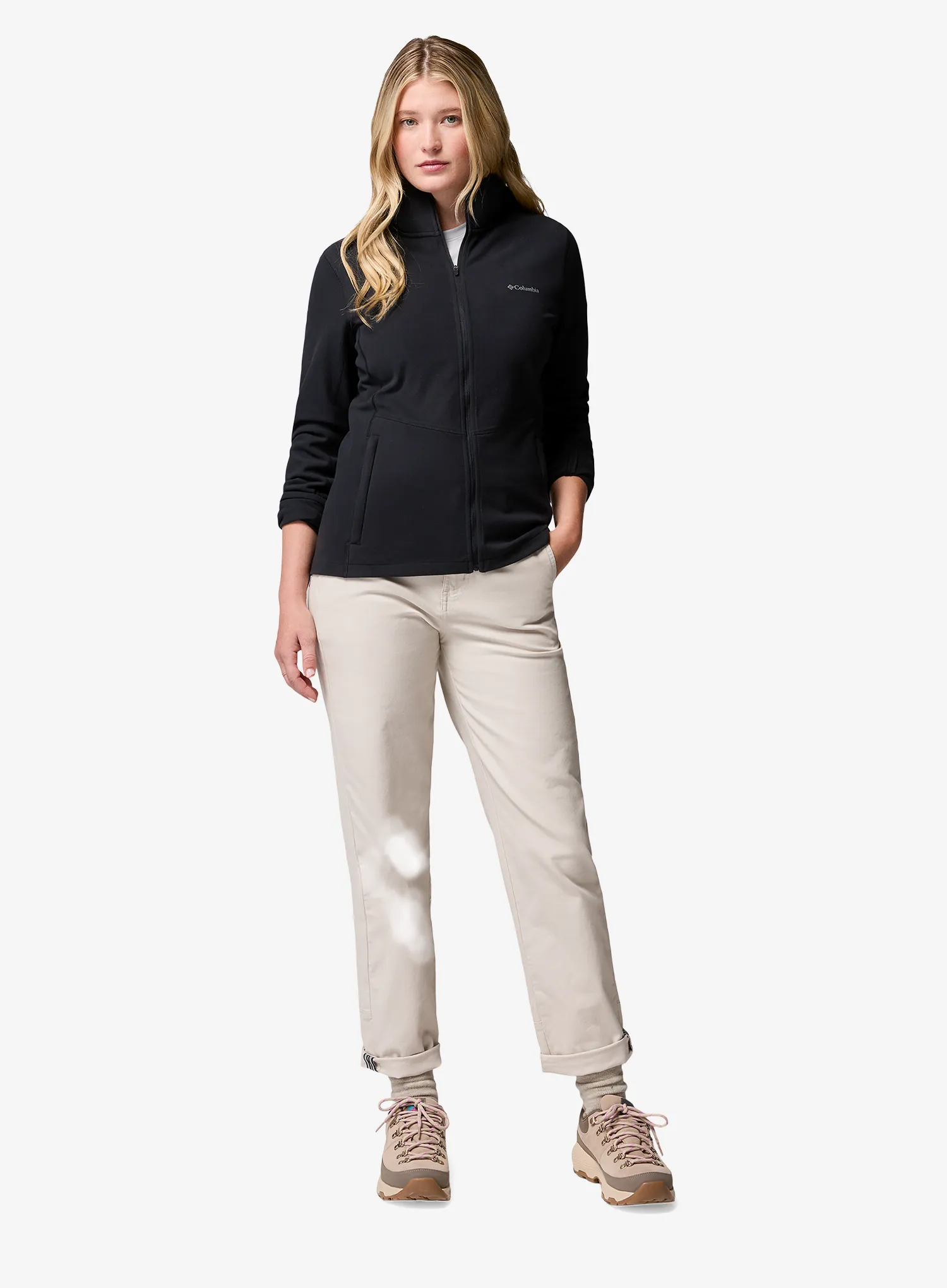 Dámská rozepínací mikina Columbia Star Valley Hooded Full Zip - black