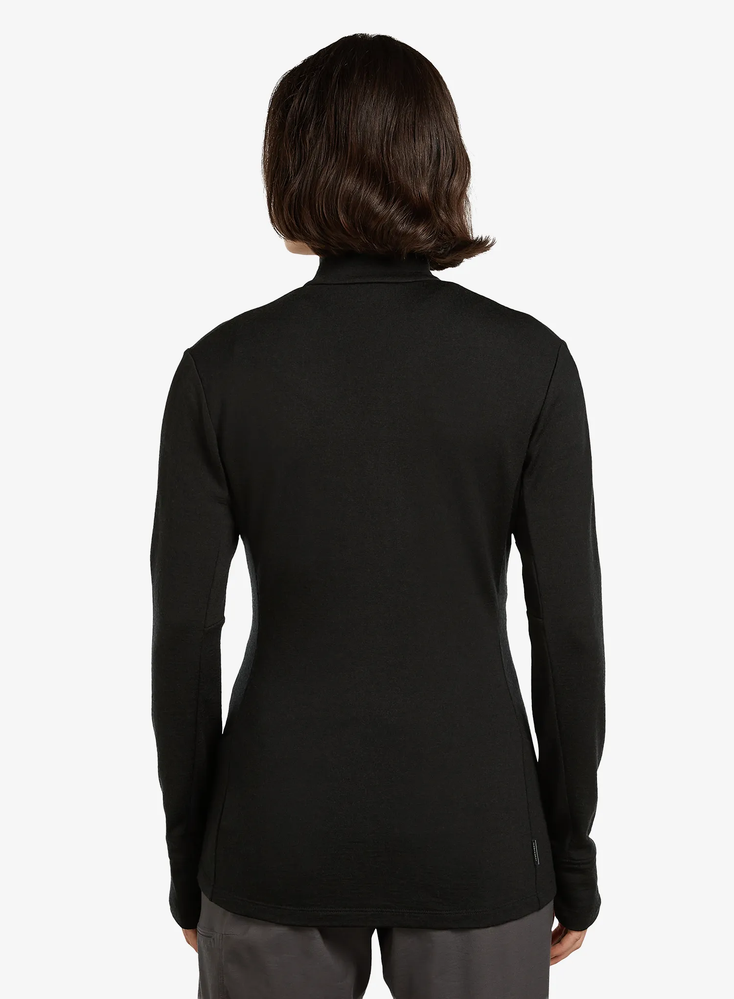 Dámská rozepínací mikina Icebreaker Merino 260 Quantum IV LS Zip - black