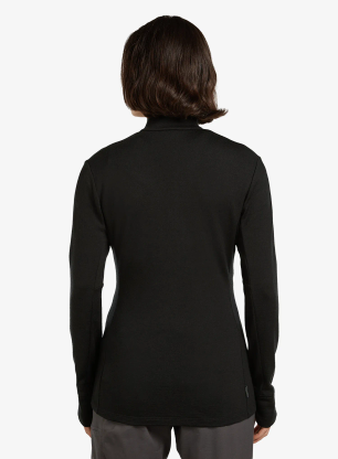 Dámská rozepínací mikina Icebreaker Merino 260 Quantum IV LS Zip - black