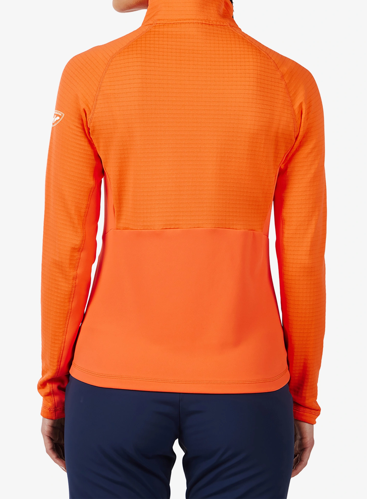 Dámská rozepínací mikina Rossignol Blackside Mix FZ Fleece - orange flame