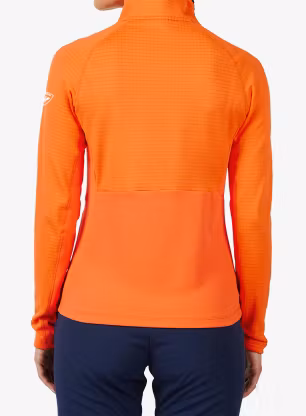 Dámská rozepínací mikina Rossignol Blackside Mix FZ Fleece - orange flame