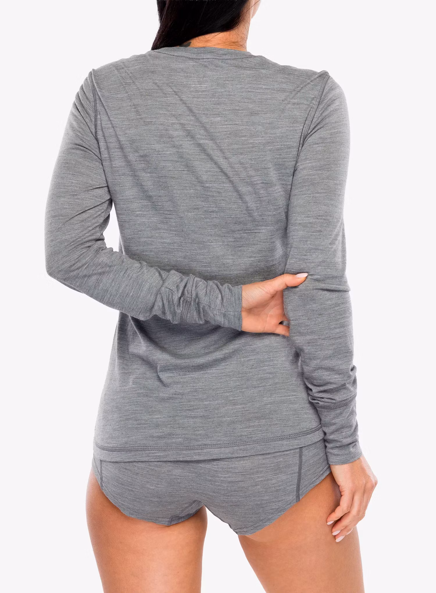 Dámská mikina Super.natural Tundra175 Ls - cashmere grey melange