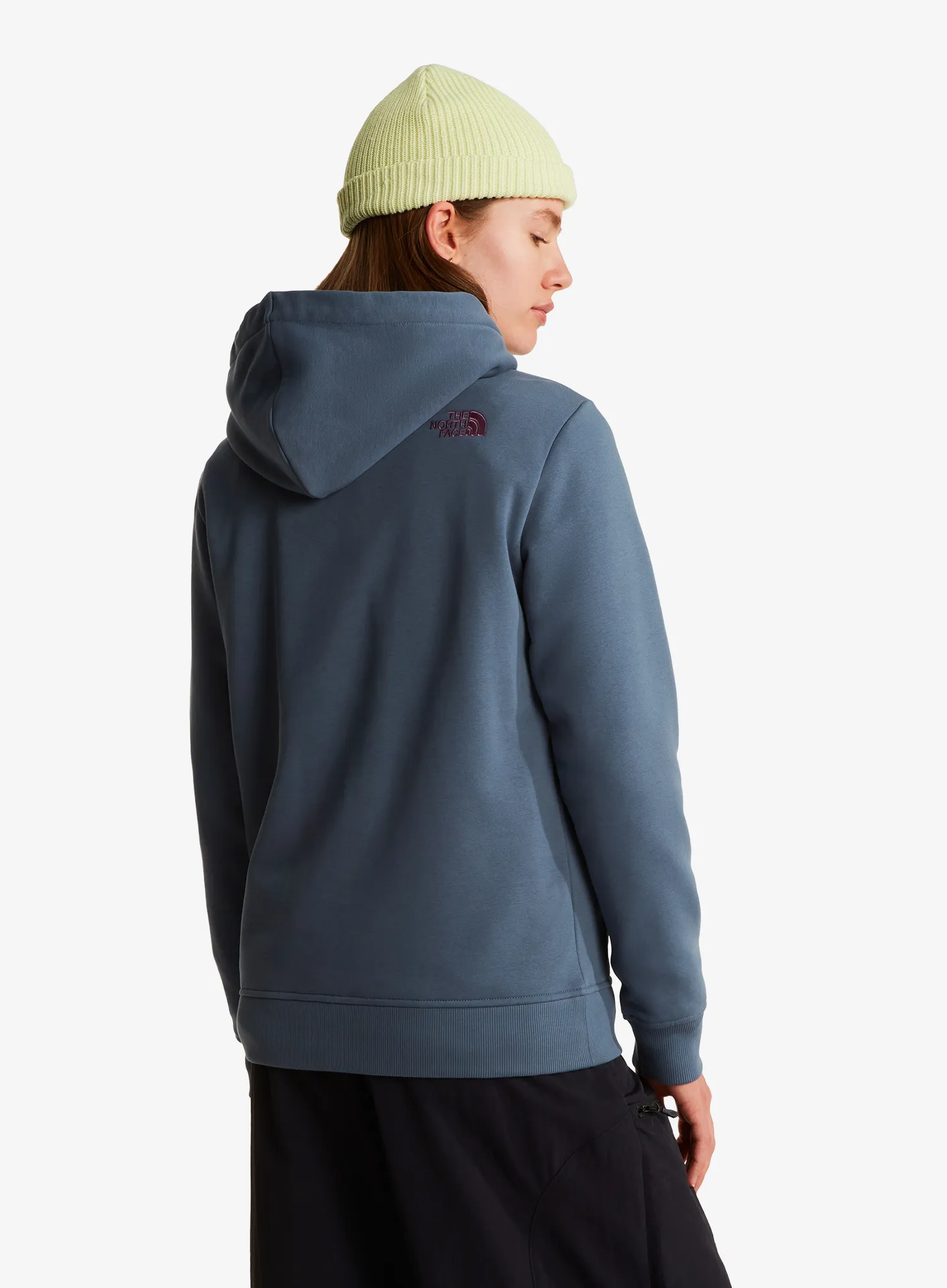 Dámská mikina The North Face Drew Peak Pullover Hoodie - granite grey/purple