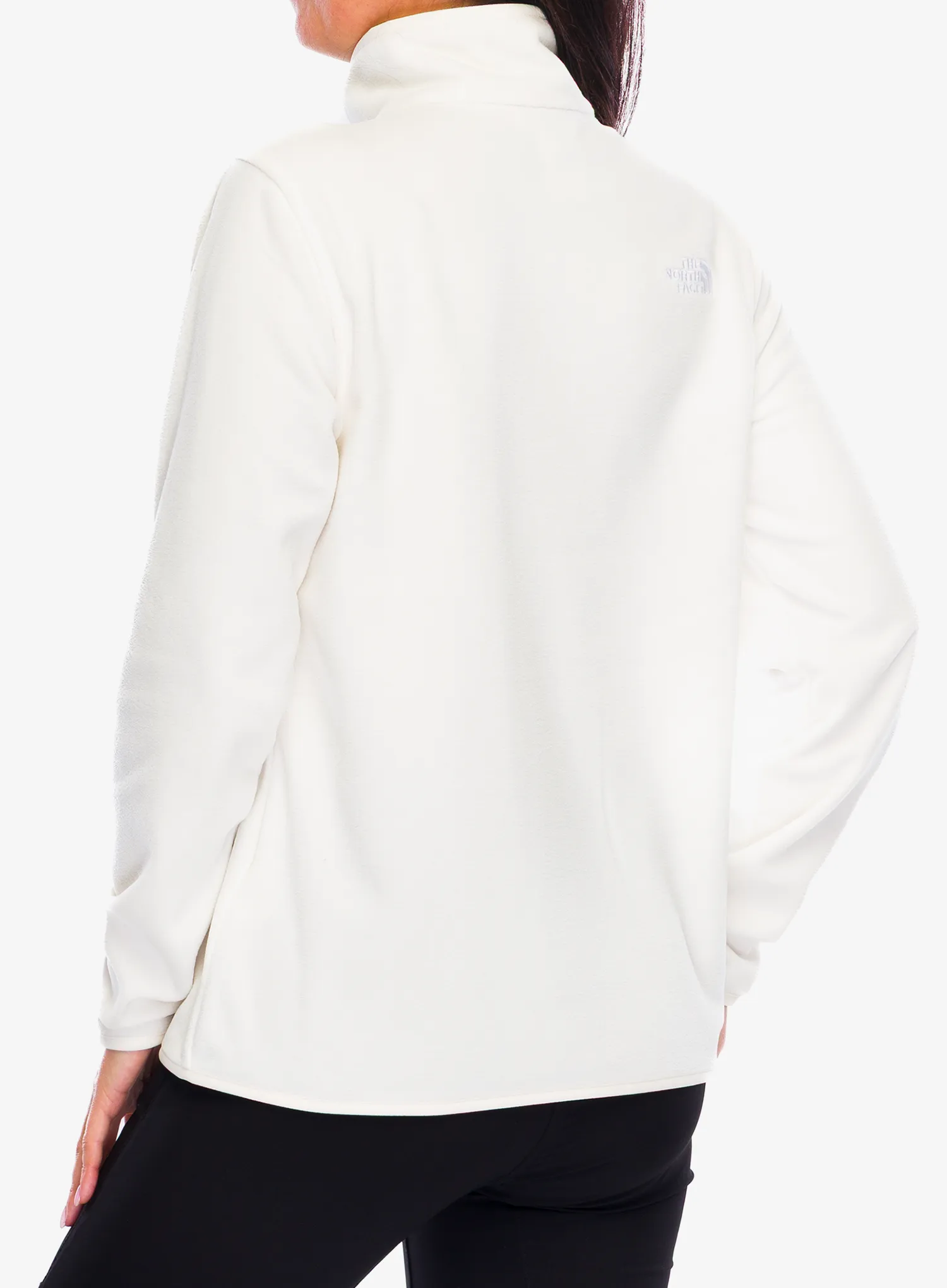 Dámská mikina The North Face Glacier Fleece 1/4 Zip Jacket - white dune