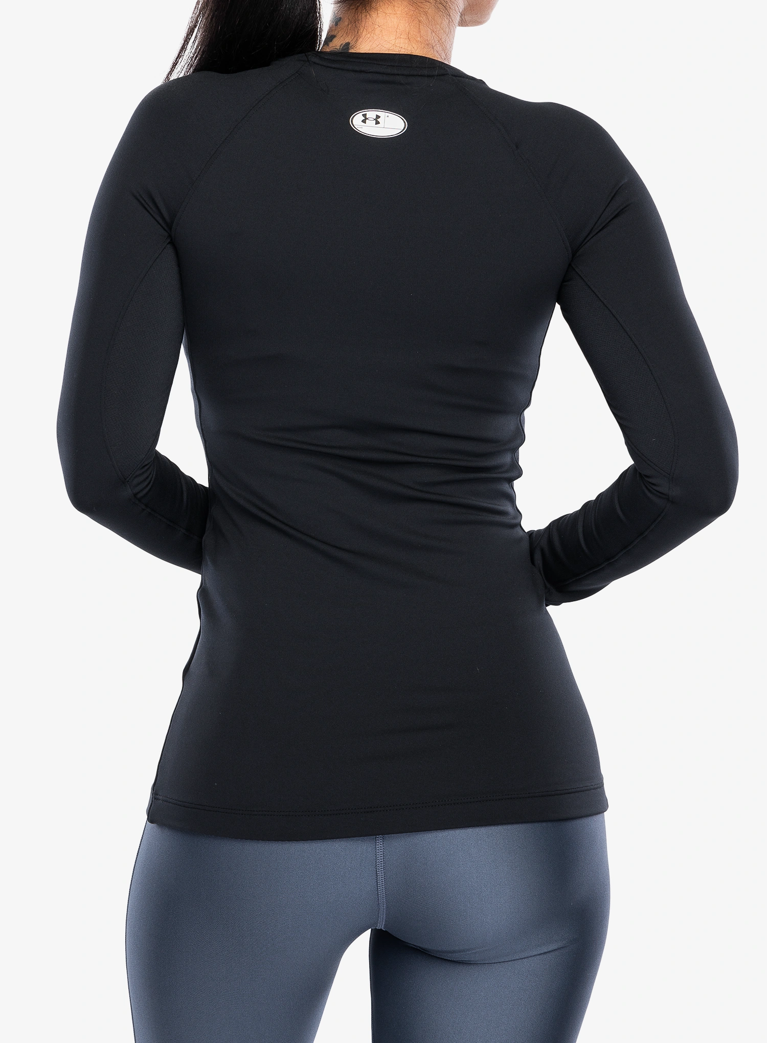 Dámská mikina Under Armour ColdGear Authentics Crew - black/white