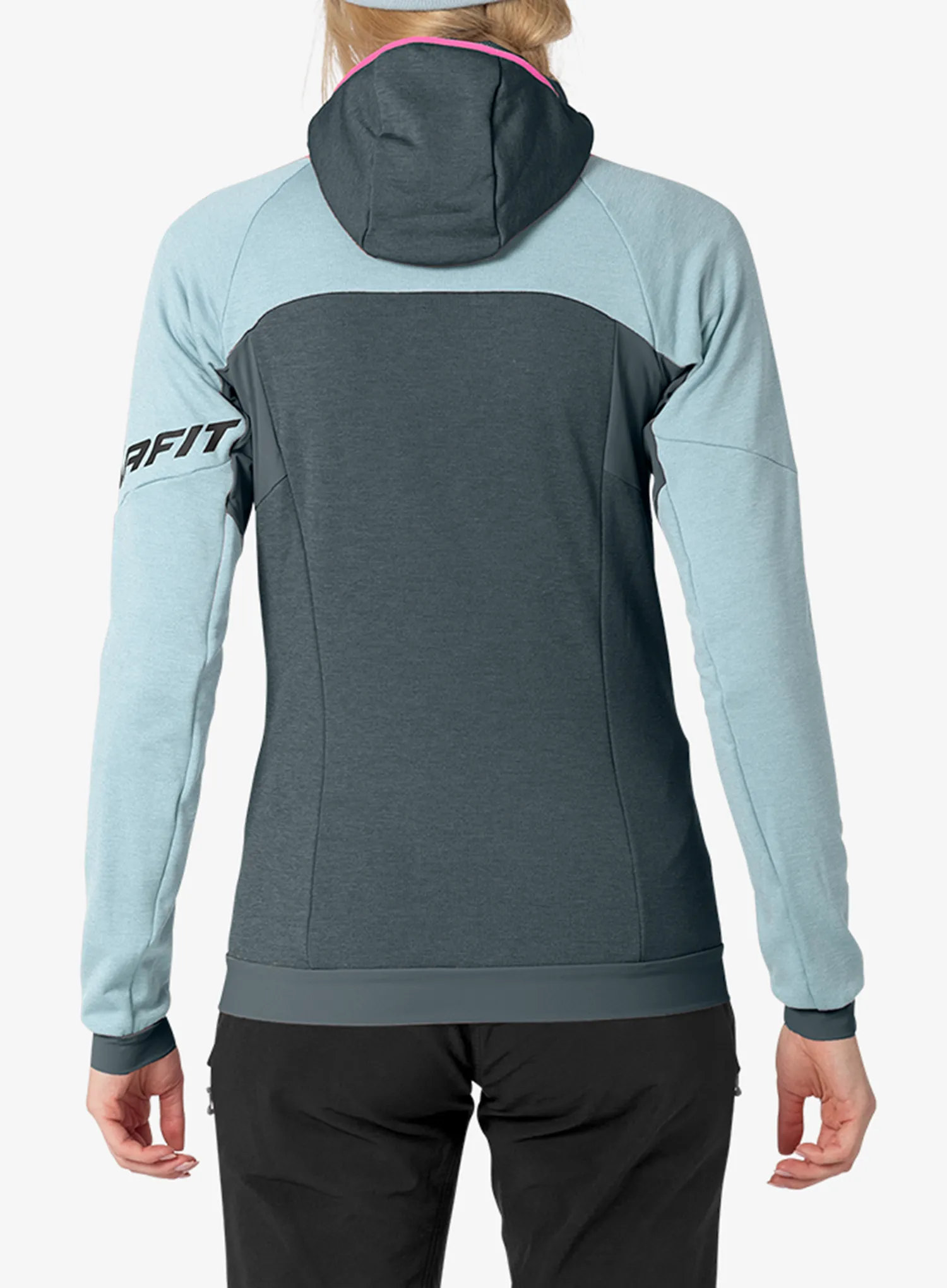 Dámská mikina s kapucí Dynafit Tour Wool Thermal Hoody - cloud blue