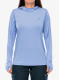 Dámská mikina s kapucí Fjallraven Abisko Sun-hoodie - ultramarine