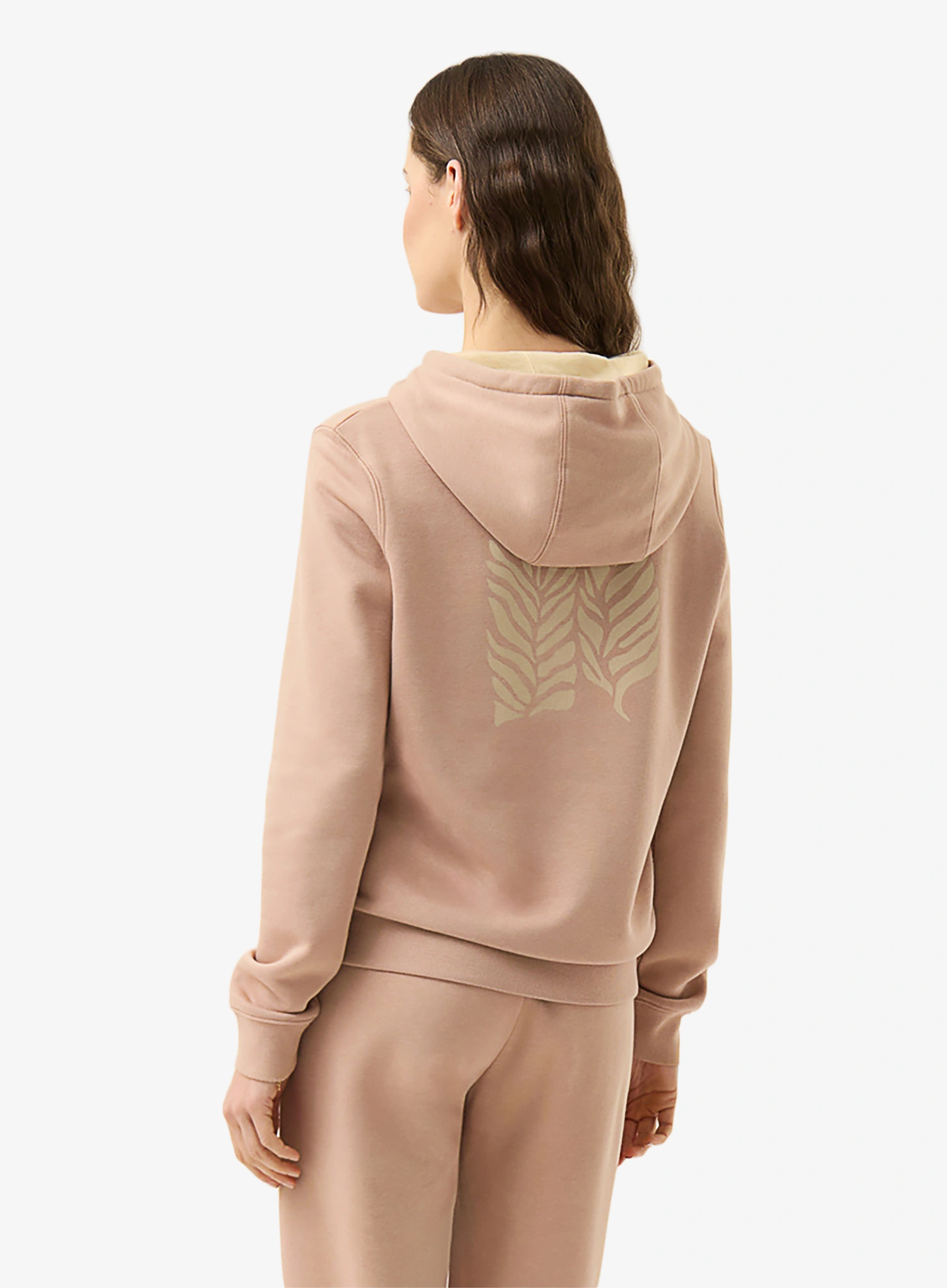 Dámská mikina s kapucí Flov Alpena Hoodie - beige