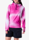 Dámská mikina s kapucí Rossignol Westweg Sun Hoodie - electric fuchsia line fog