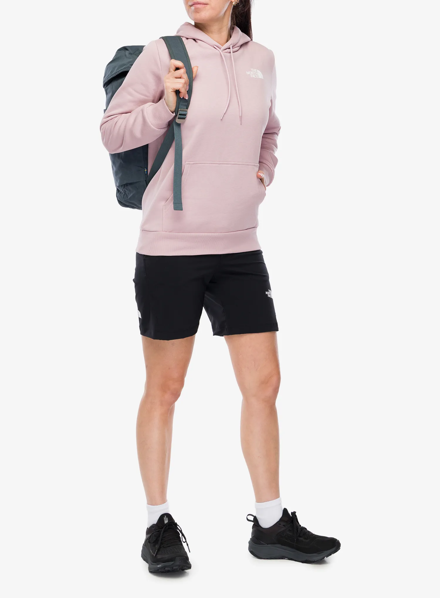 Dámská mikina s kapucí The North Face Simple Dome Hoodie - metal pink