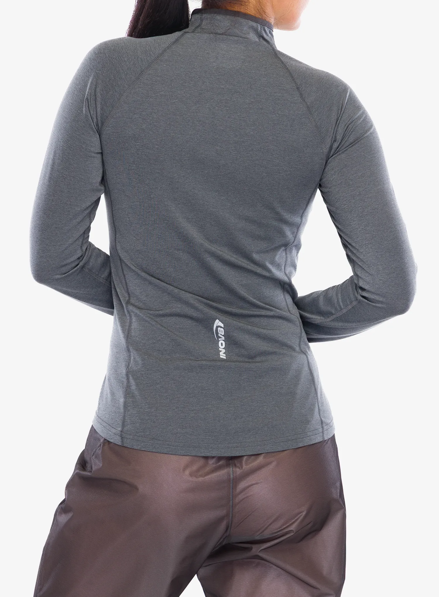 Mikina na běhání dámská Inov-8 Active HZ Midlayer - grey