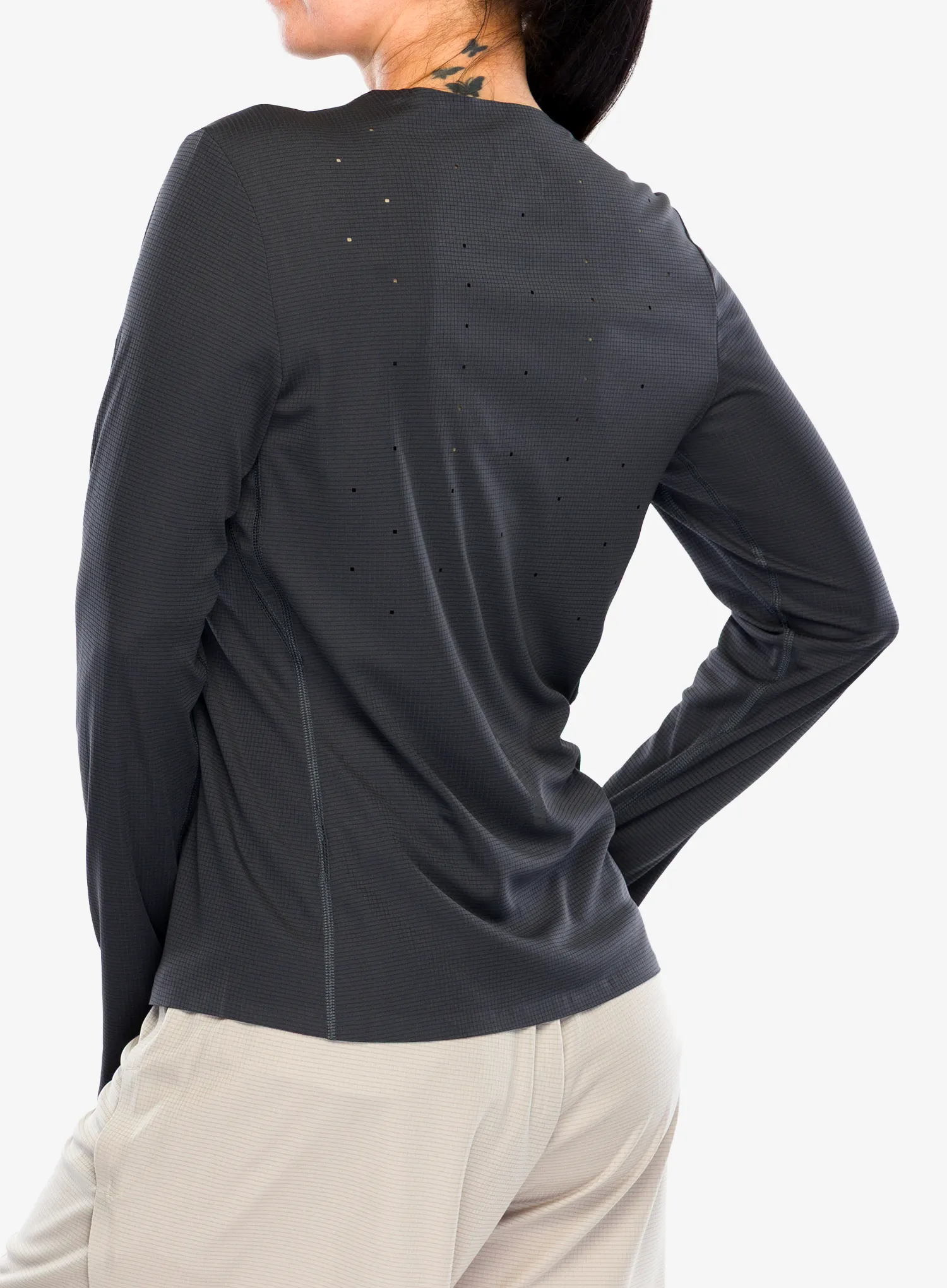 Mikina na běhání dámská Inov-8 Airlite Pro Long Sleeve T-Shirt - black