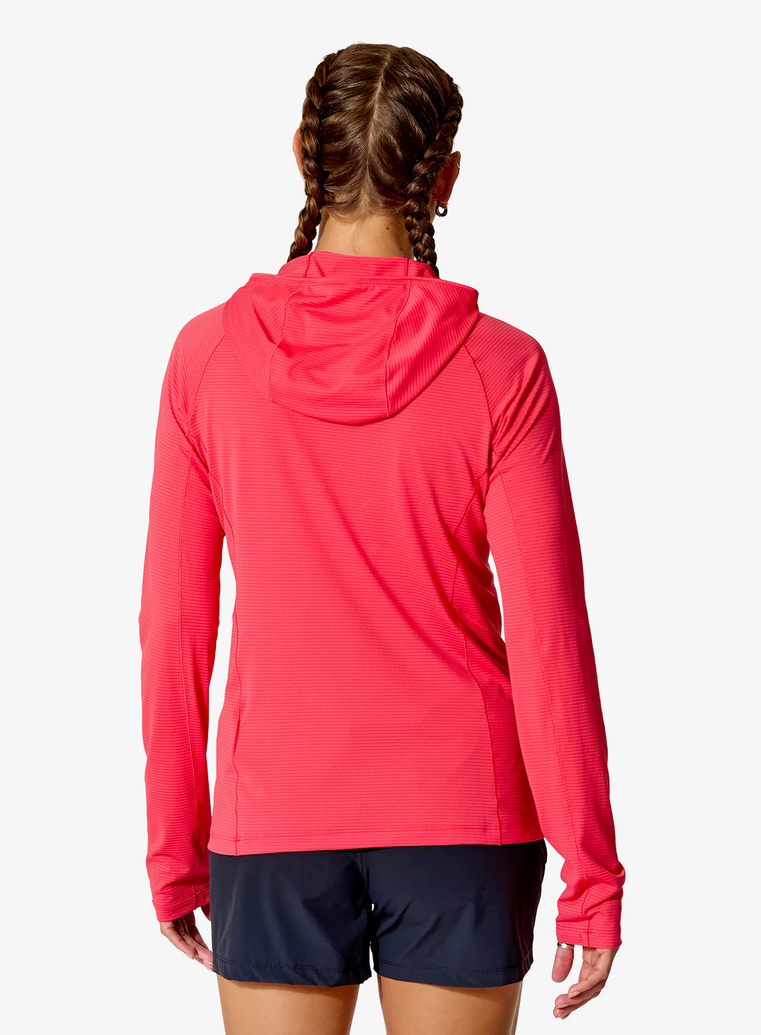 Mikina na běhání dámská Rab Sonic Hoody - hibiscus