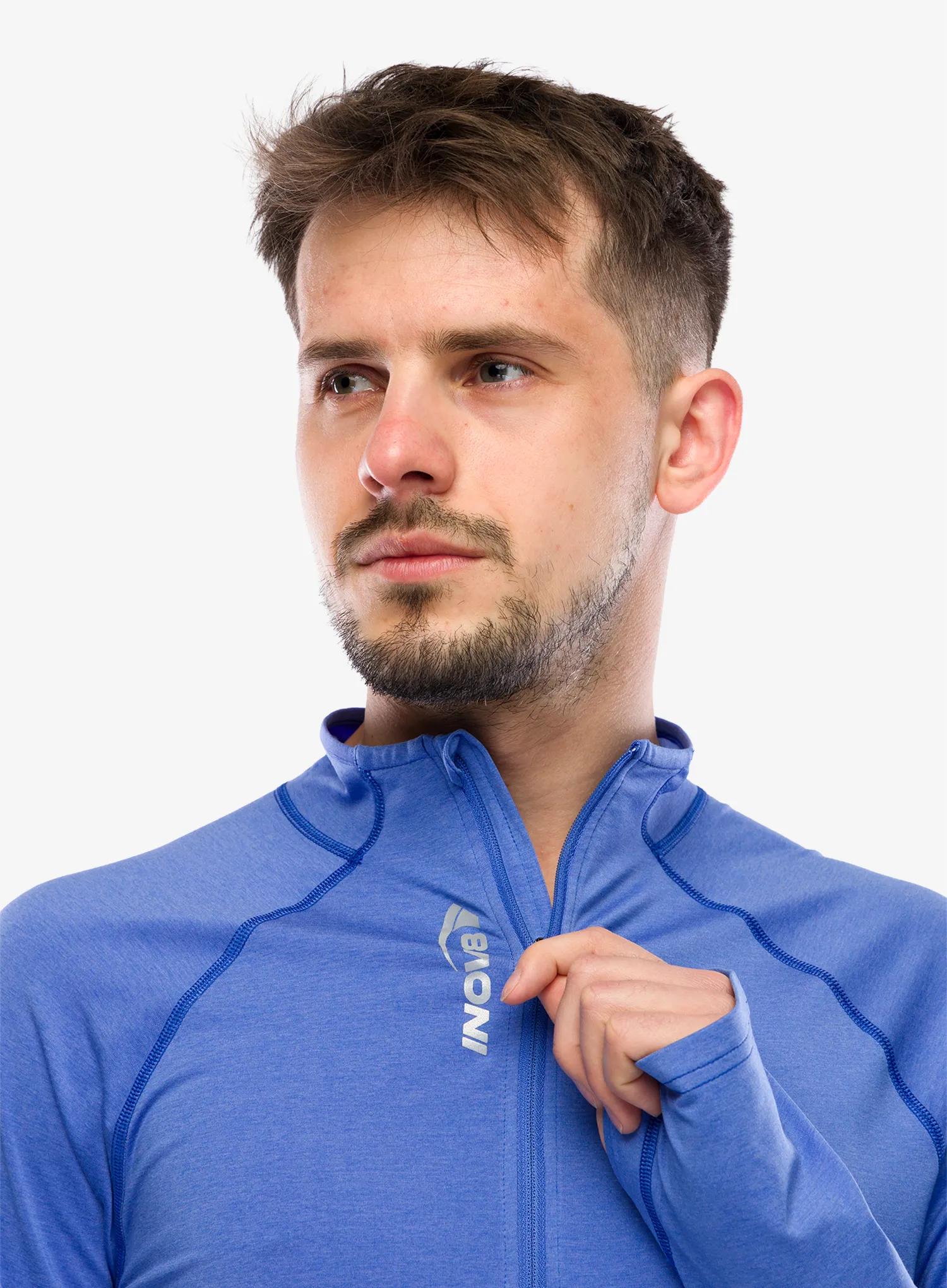 Mikina na běh Inov-8 Active HZ Midlayer - blue