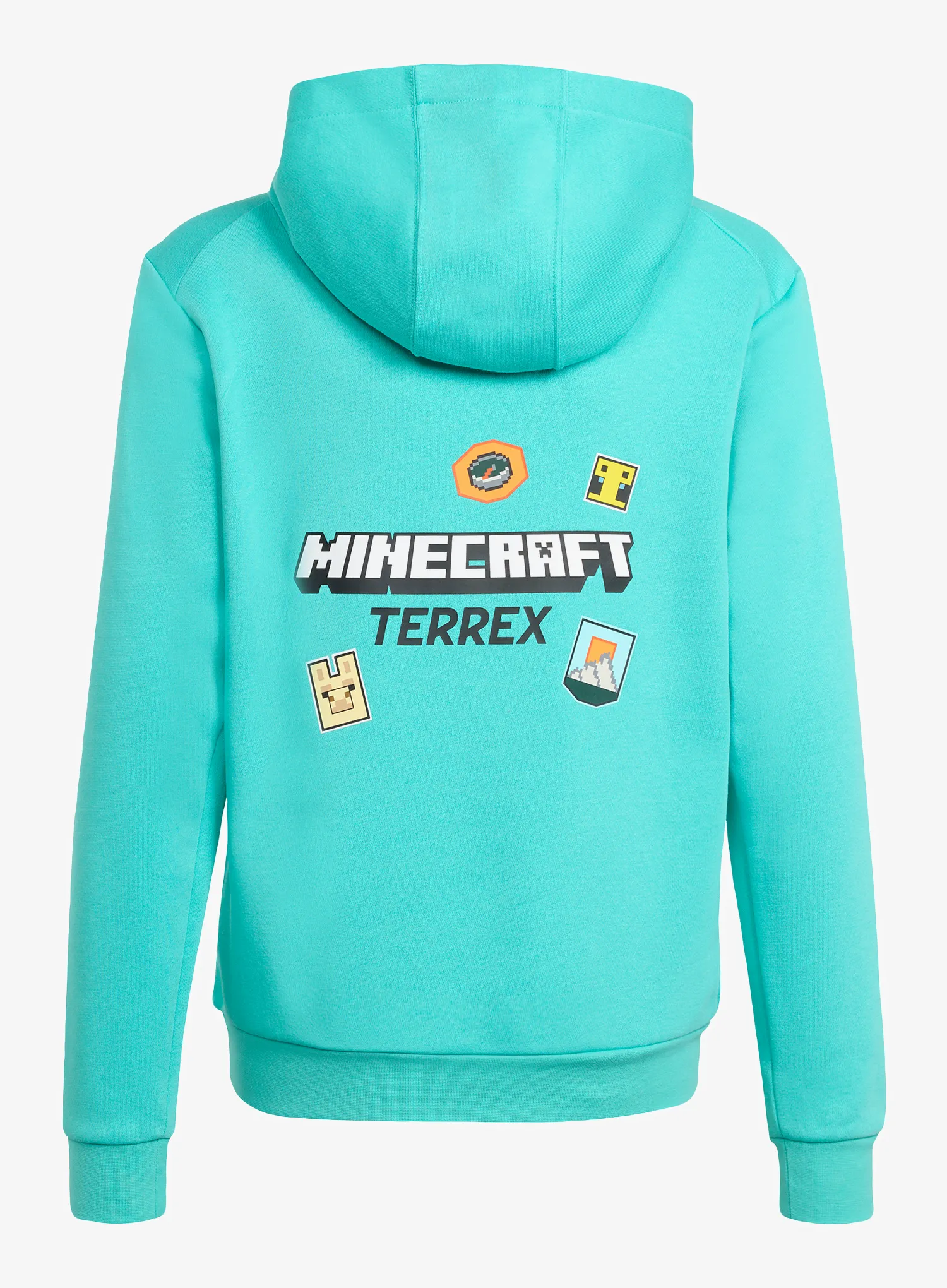 Dětská mikina adidas TERREX Minecraft Hoodie - semi mint rush