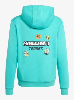 Dětská mikina adidas TERREX Minecraft Hoodie - semi mint rush