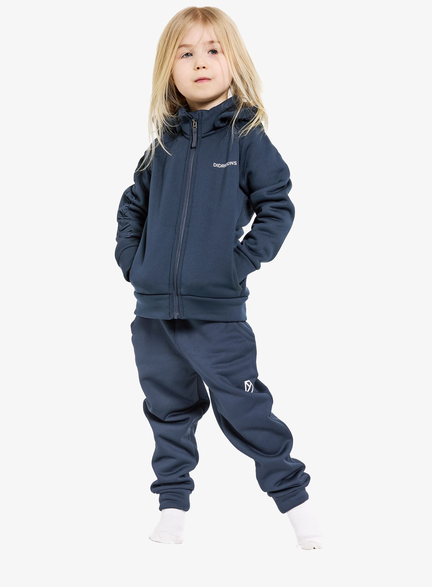 Dětská mikina Didriksons Corin Full Zip - navy