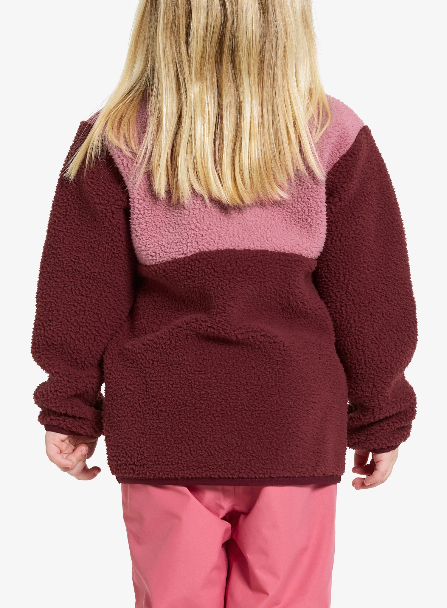 Dětská mikina Didriksons Gosig Halfzip - anemon red