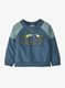 Dětská mikina Patagonia Baby Crew Sweatshirt - dancing dawn utility blue