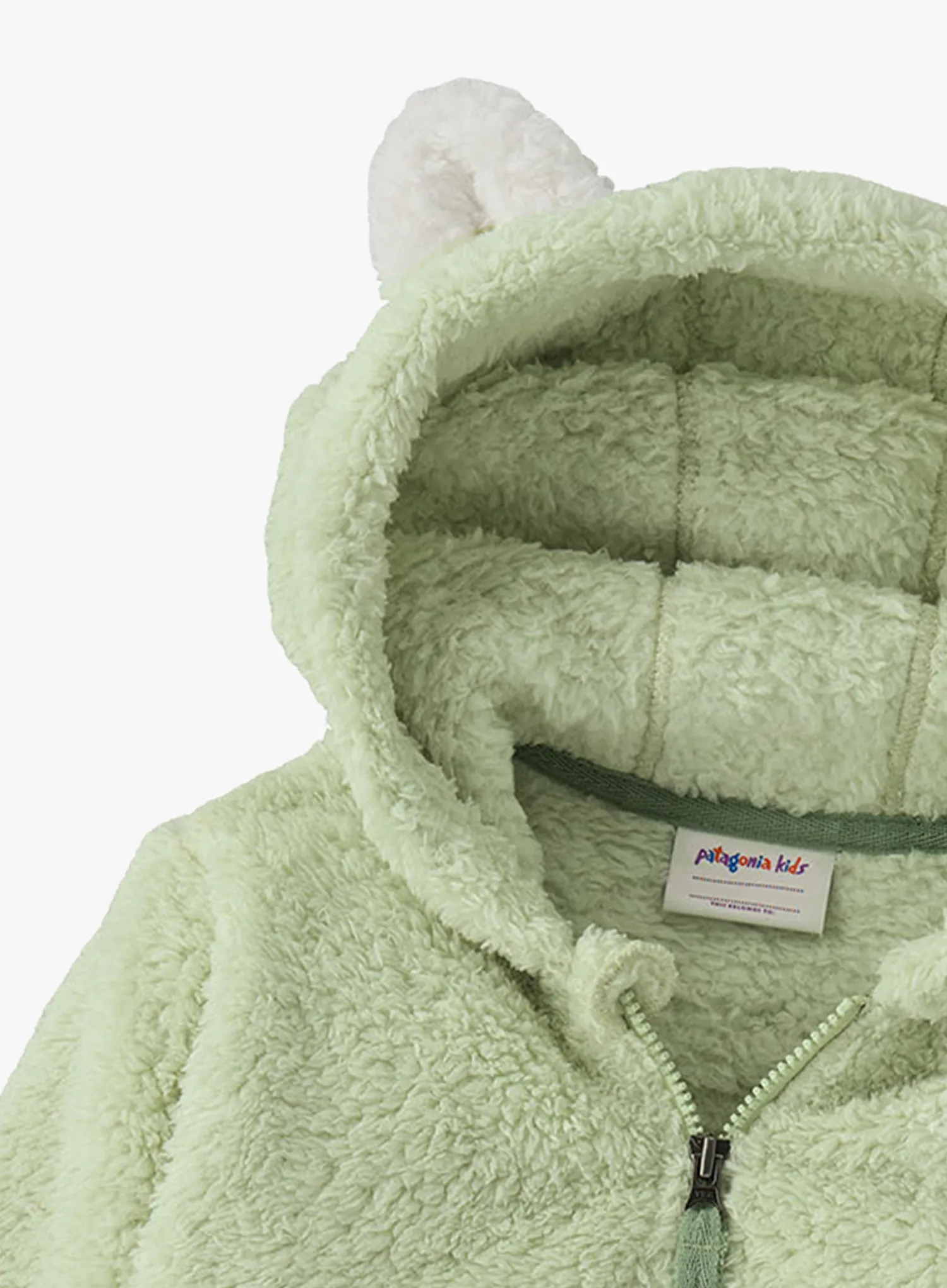 Dětská mikina Patagonia Baby Furry Friends Hoody - lichen green