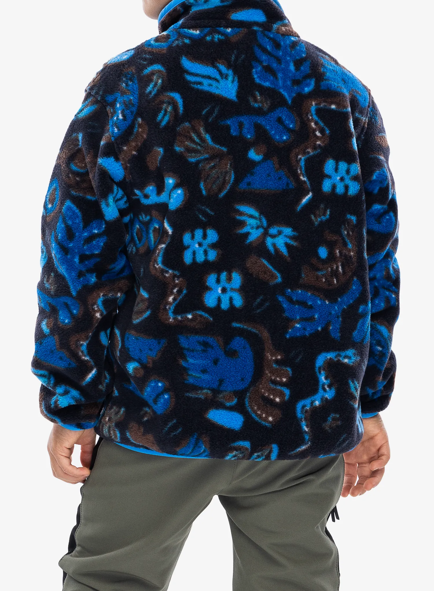 Dětská mikina Patagonia LW Synchilla Snap-T Pullover - across oceans pitch blue