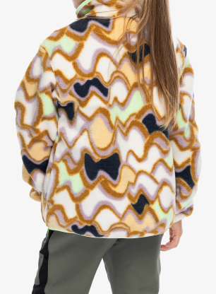 Dětská mikina Patagonia LW Synchilla Snap-T Pullover - mall currents natural