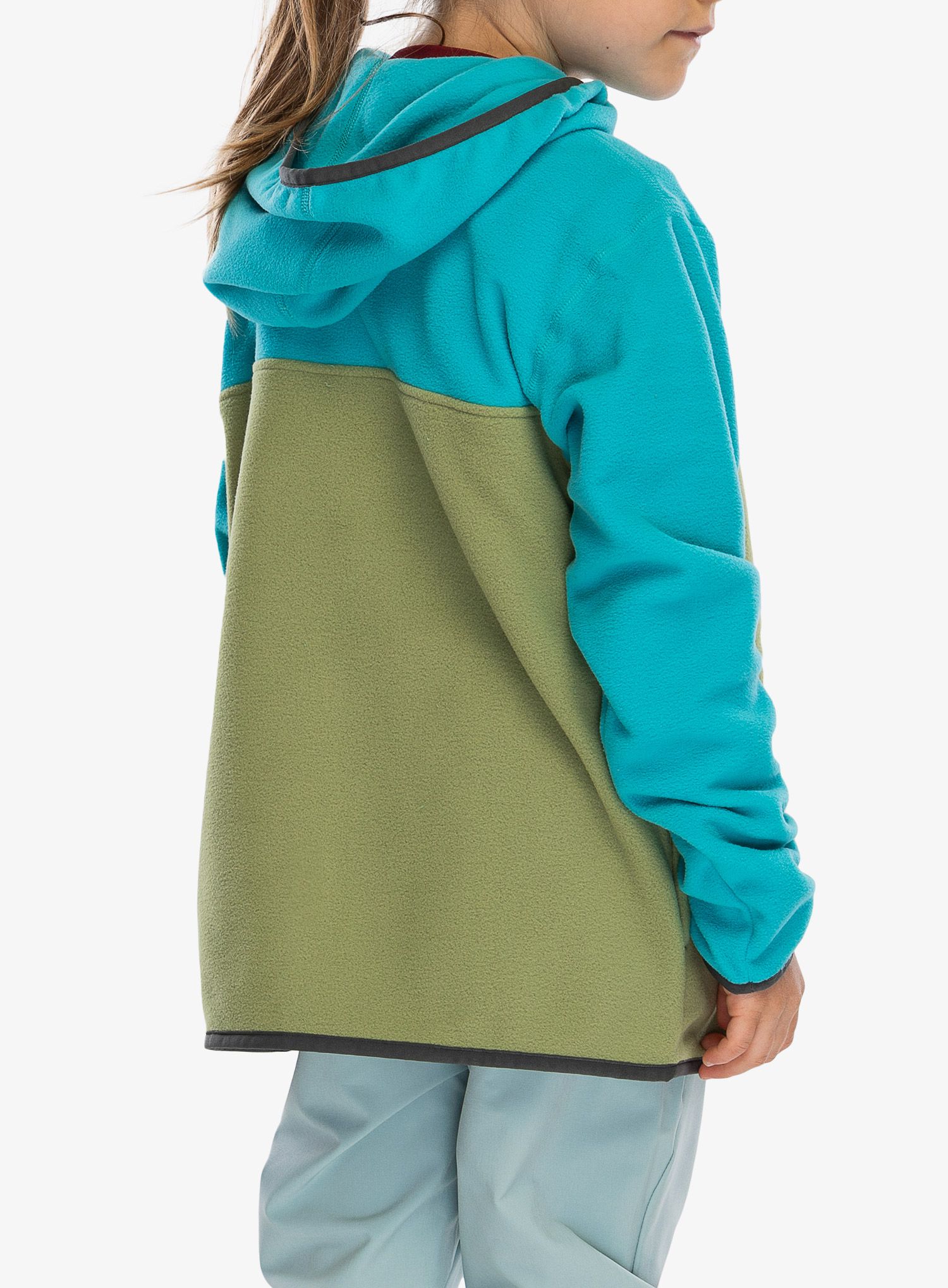 Dětská mikina Patagonia Micro D Snap-T Jacket - buckhorn green
