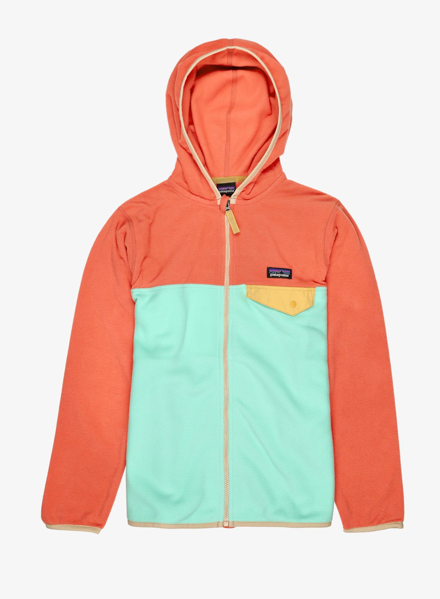 Dětská mikina Patagonia Micro D Snap-T Jacket - early teal