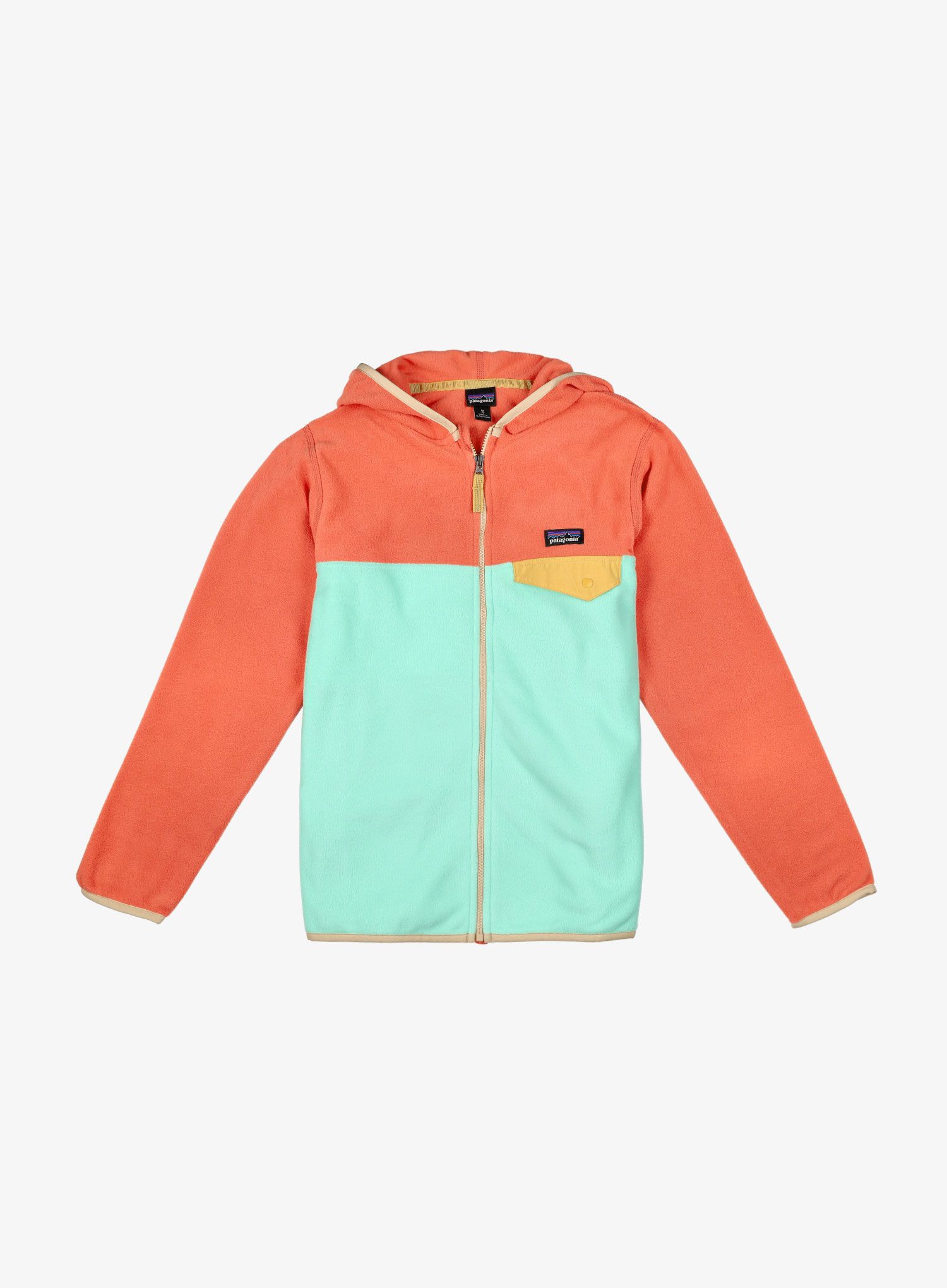 Dětská mikina Patagonia Micro D Snap-T Jacket - early teal