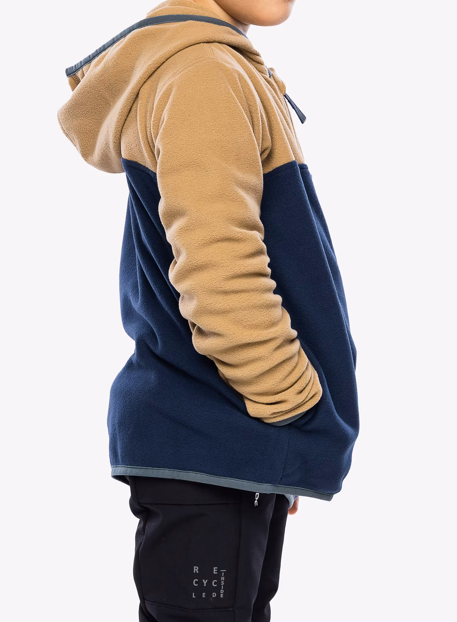 Dětská mikina Patagonia Micro D Snap-T Jacket - new navy/grayling brown