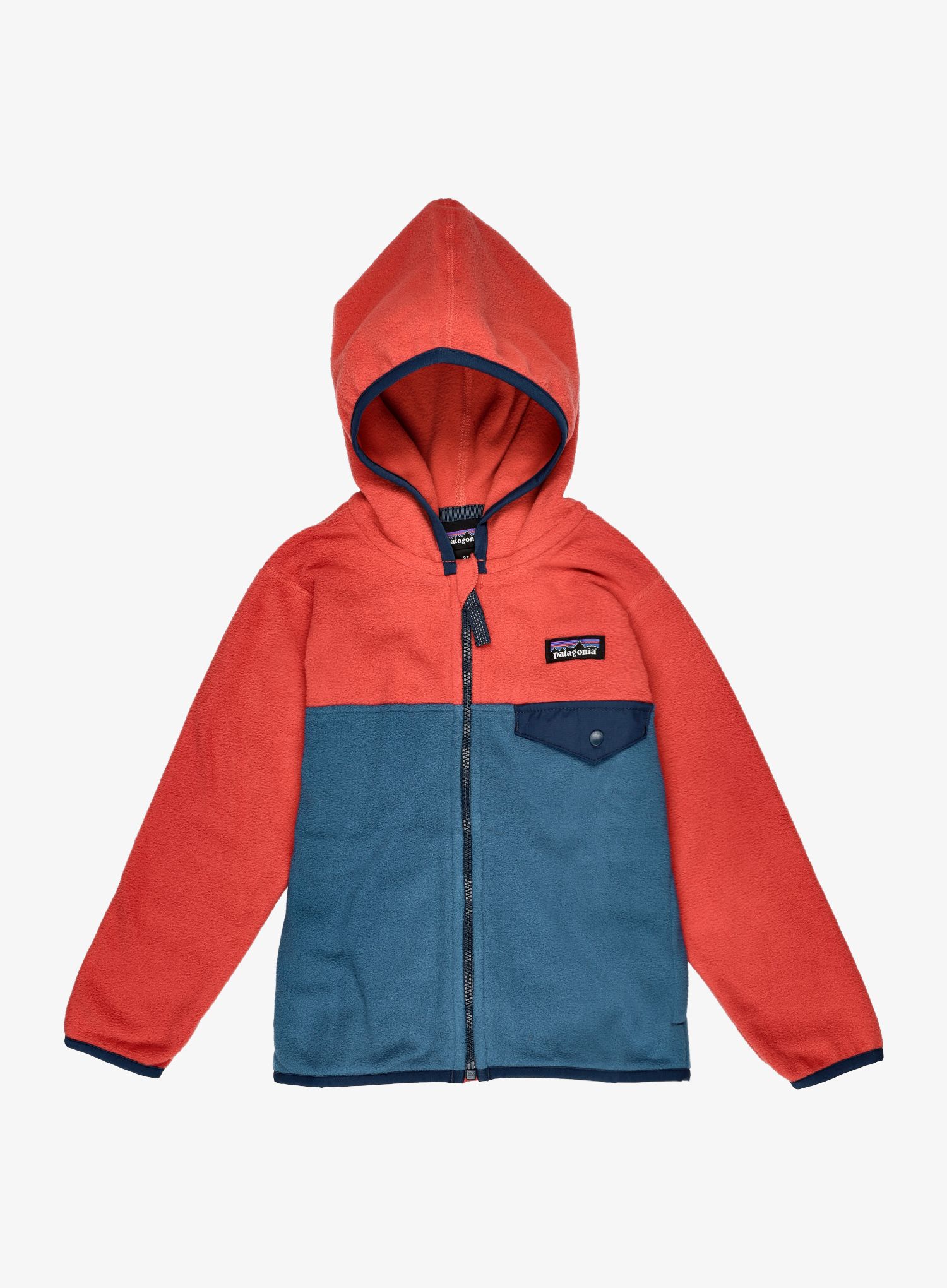 Dětská mikina Patagonia Micro D Snap-T Jacket - wavy blue