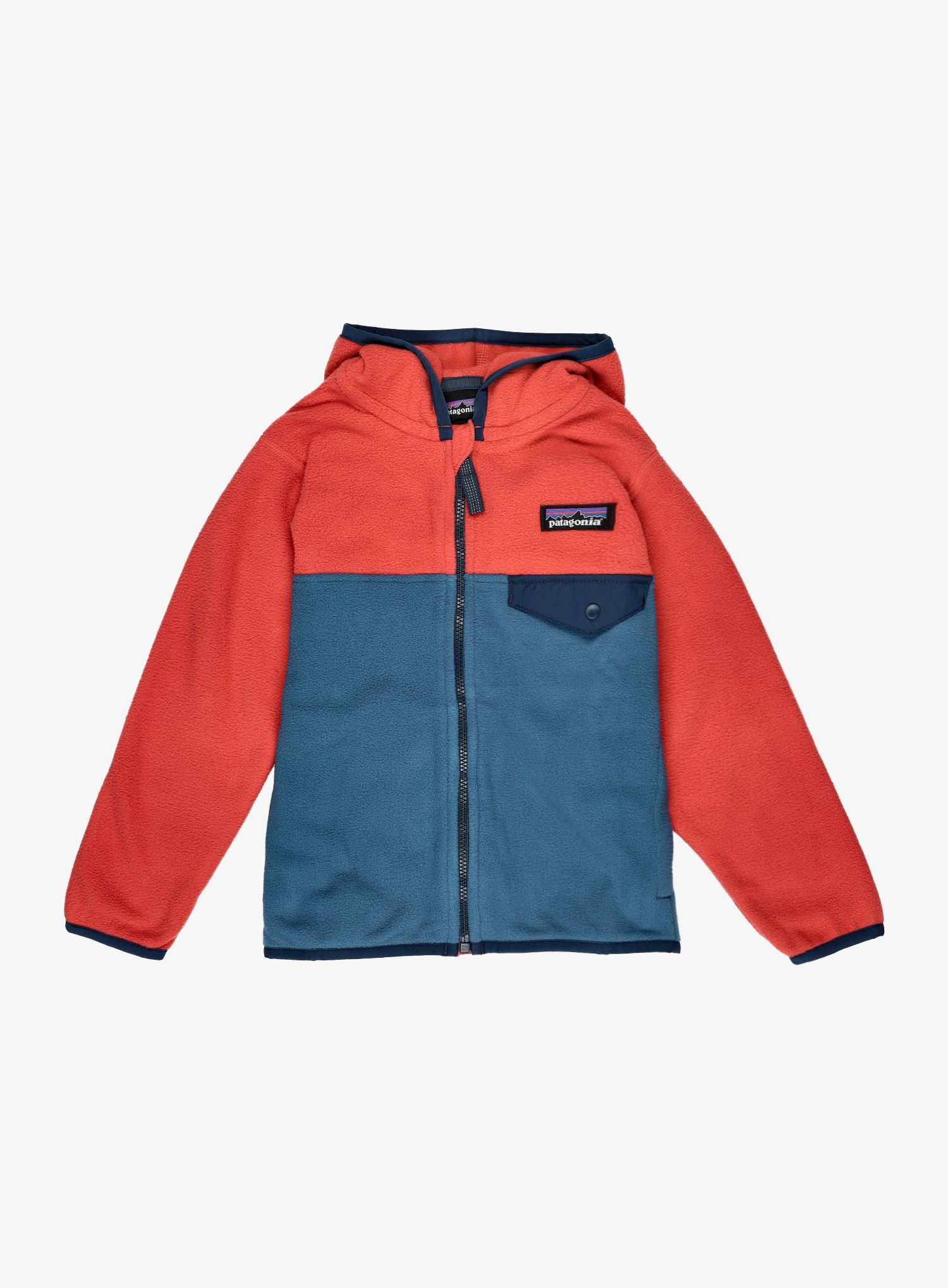 Dětská mikina Patagonia Micro D Snap-T Jacket - wavy blue