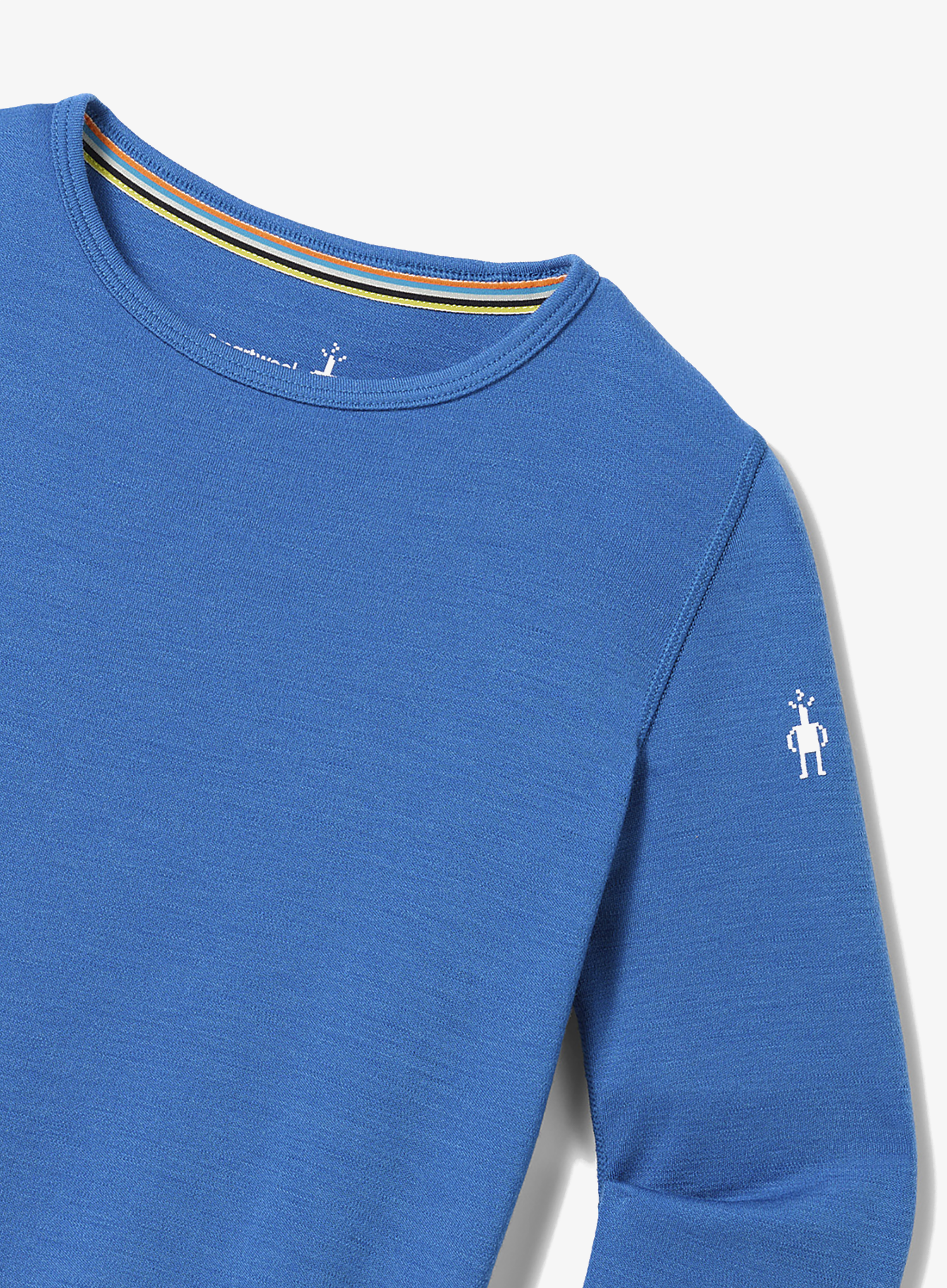 Dětská mikina Smartwool Classic Thermal Merino Base Layer Crew - royal indigo