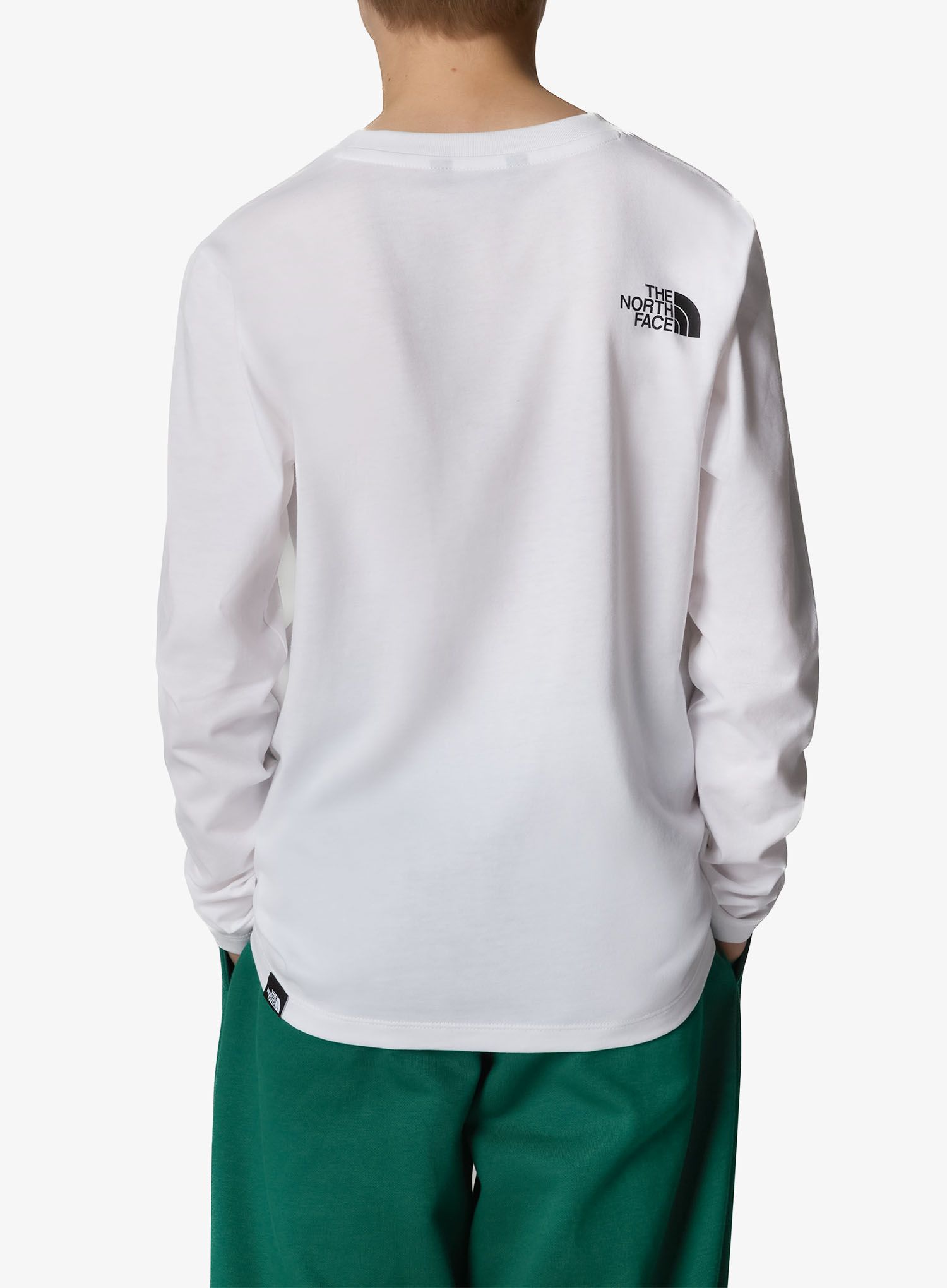 Dětská mikina The North Face Easy L/S Tee - tnf white