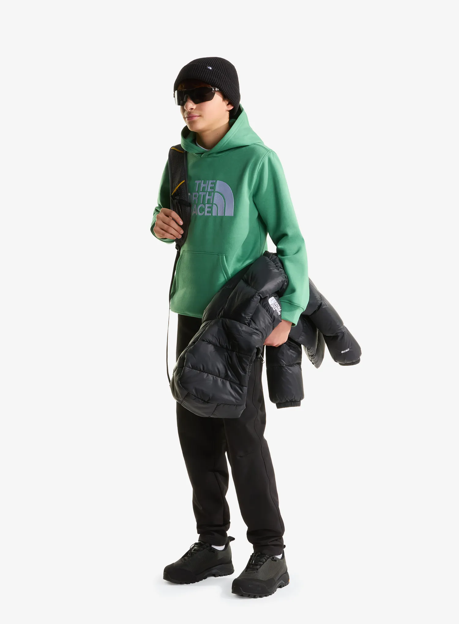 Dětská mikina The North Face TNF Essential Drew Peak Hoodie - dimmed algae
