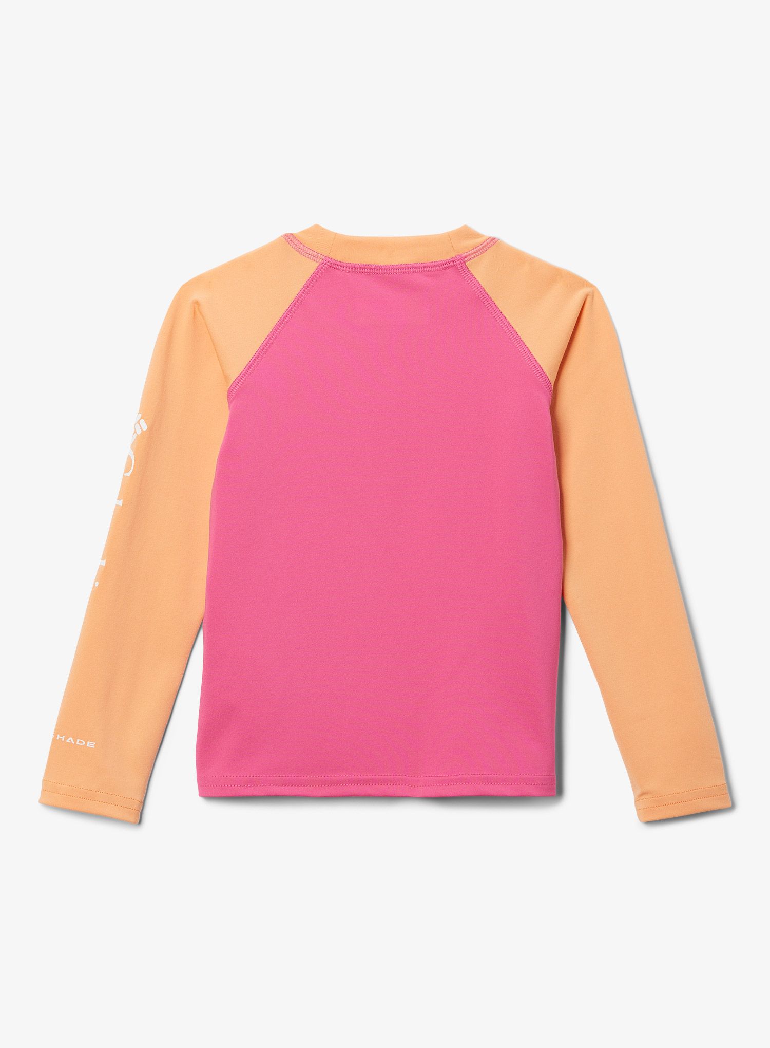 Dívčí mikina Columbia Sandy Shores Long Sleeve Sunguard - wild geranium/peach