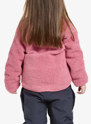 Dívčí mikina Didriksons Gibbs Fullzip 2 - heather pink