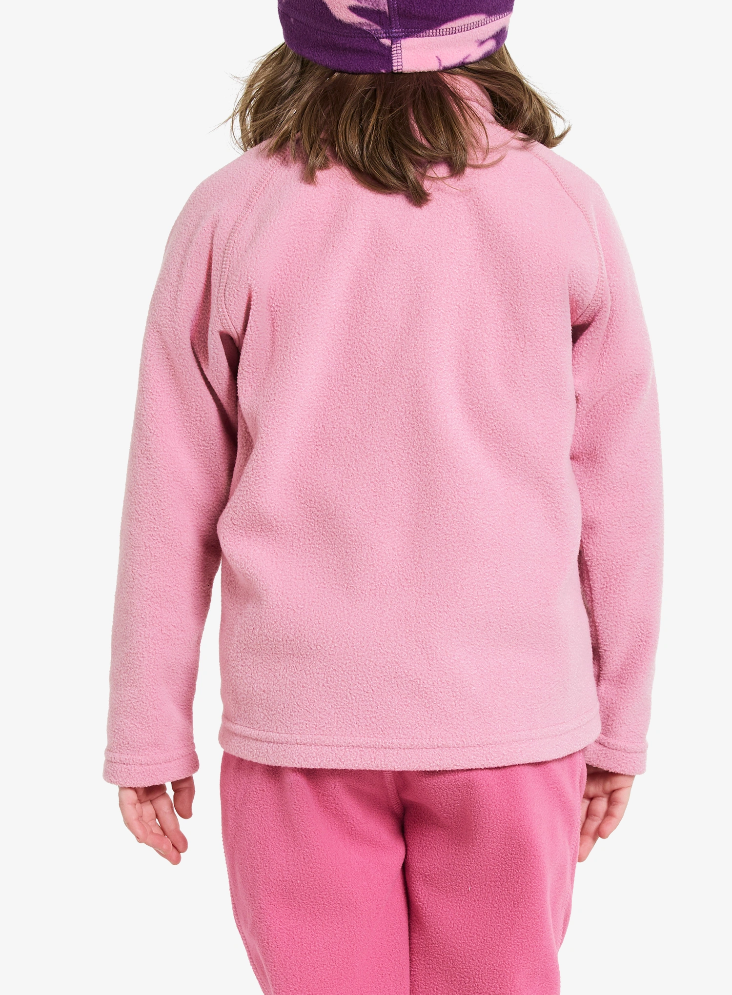 Dívčí mikina Didriksons Monte Full Zip - light heather pink