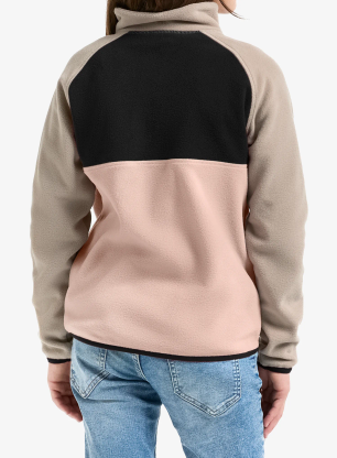 Dívčí mikina Didriksons Yokto 1/2 Btn 2 - vintage pink
