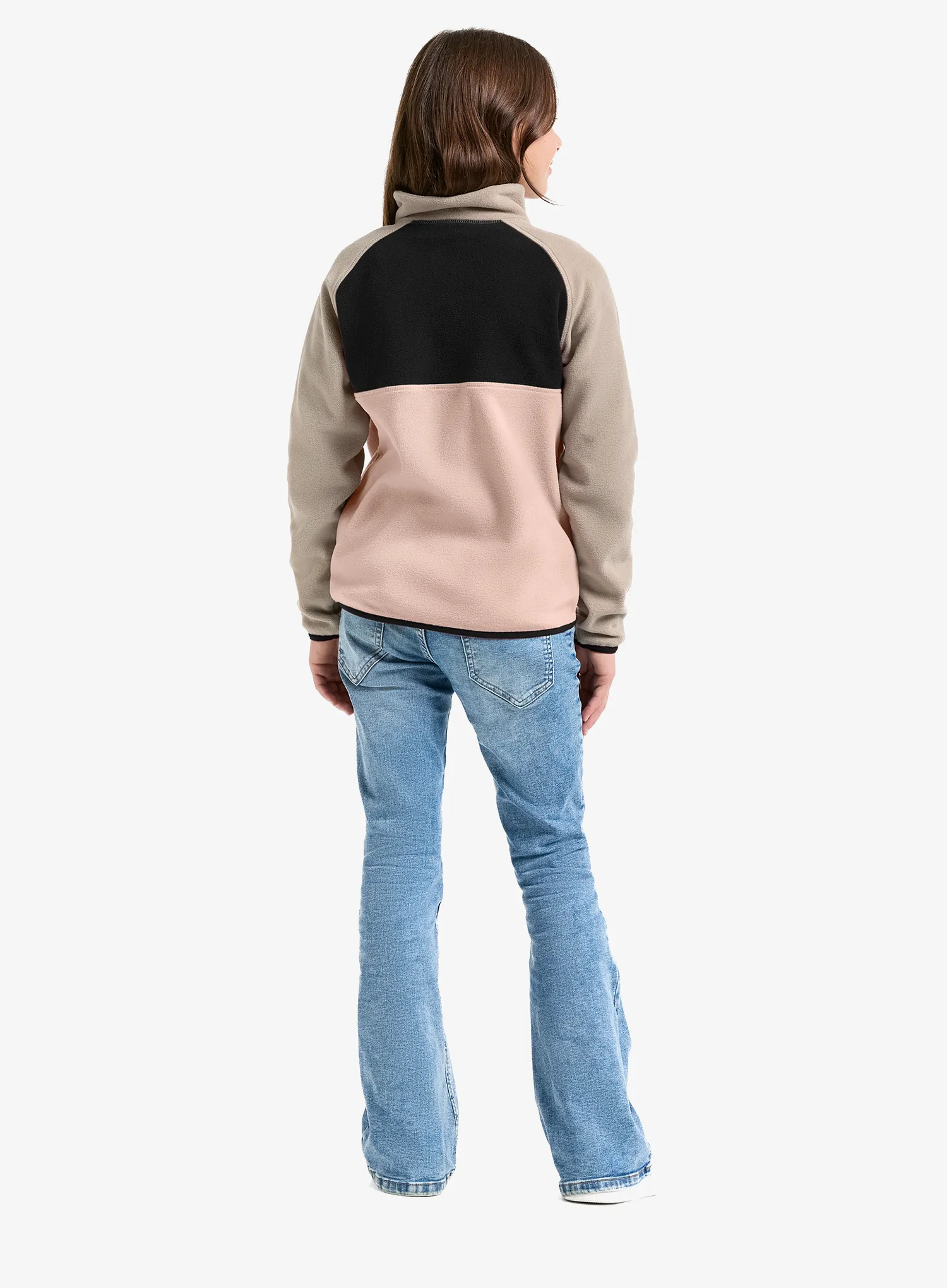 Dívčí mikina Didriksons Yokto 1/2 Btn 2 - vintage pink
